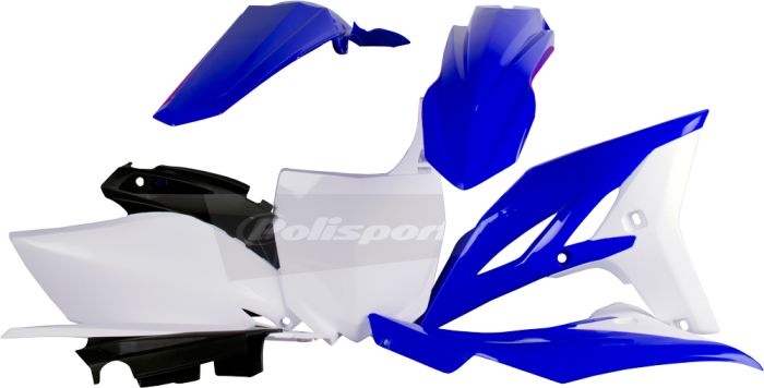 Polisport Plastic Body Kit Blue/white  Blue