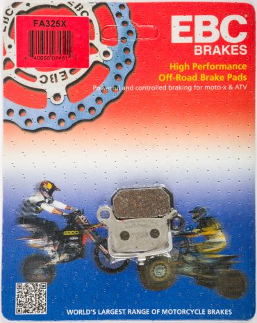 Ebc Brake Pads For 09-10 Ktm 65sx/xc 15-357r  Acid Concrete