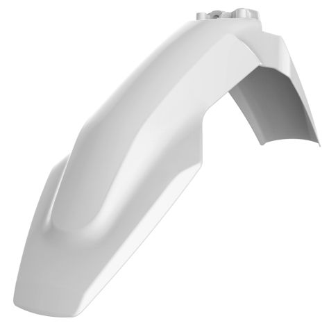 Polisport Front Fender White  White