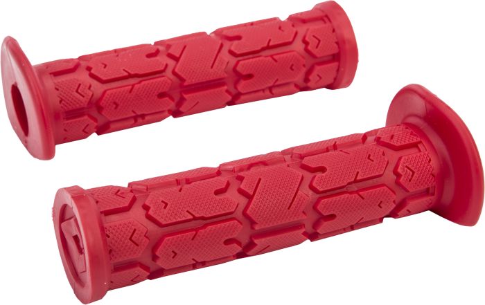 Odi Atv Rogue Single Ply Grip Red  Red