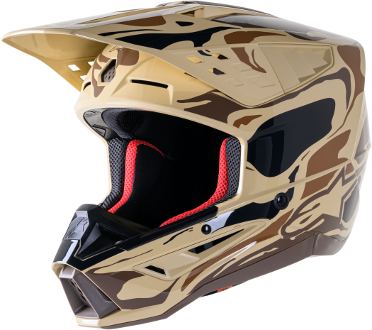 Alpinestars S-m5 Mineral Helmet Dark Brown/kangaroo Matte Md