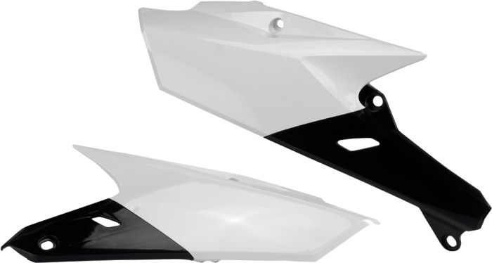 Acerbis Side Panels White/black  White/Black