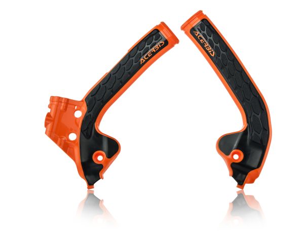 Acerbis X-grip Frame Guard Orange/black  Orange/Black