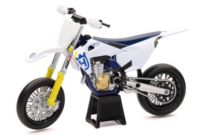 New-ray 1:12 Scale Husqvarna Fs450 Super Moto Bike  Acid Concrete