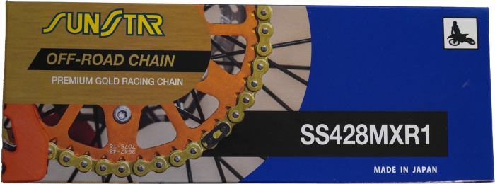 Sunstar Chain Mxr1 Non-sealed 428x134 Gld/gld  Gold