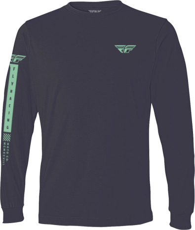 Fly Racing Fly Tribe Long Sleeve Tee Navy/green Sm