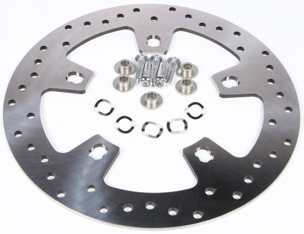 Harddrive Perimeter Brake Rotor Front 11 Ss Machined  Acid Concrete