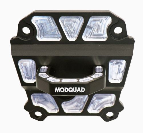 Modquad Rear Differential Plate W/hook Black Polaris  Black