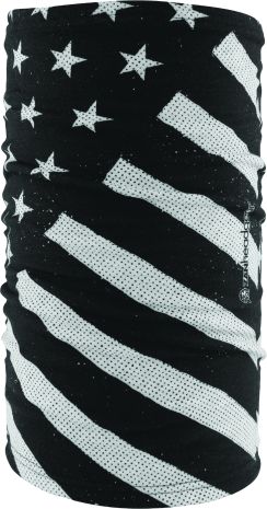 Zan Motley Tube Black & White Flag  Acid Concrete