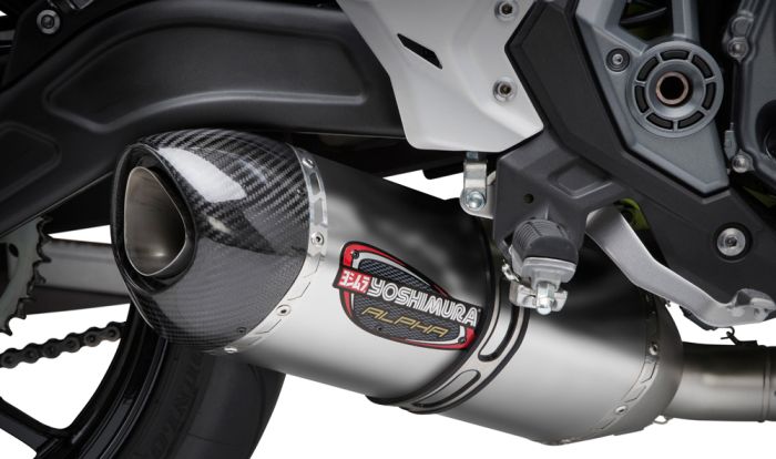 Yoshimura Exhaust Race Alpha-t Full-sys Ss-ss-cf  Acid Concrete