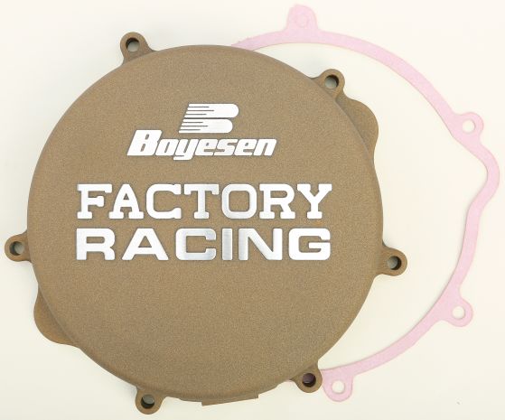 Boyesen Factory Racing Clutch Cover Magnesium  Magnesium