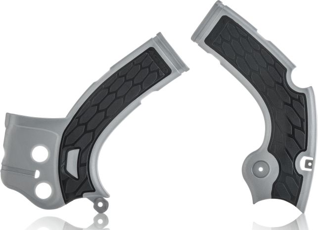 Acerbis X-grip Frame Guard Silver/black  Silver/Black