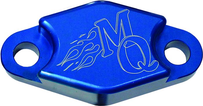 Modquad Brake Block Off Plate (blue)  Blue