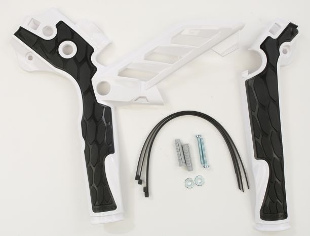 Acerbis X-grip Frame Guard White/black