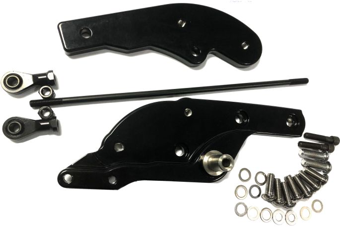 Harddrive Forward Control Extention Kit Black `18-up Softail  Black