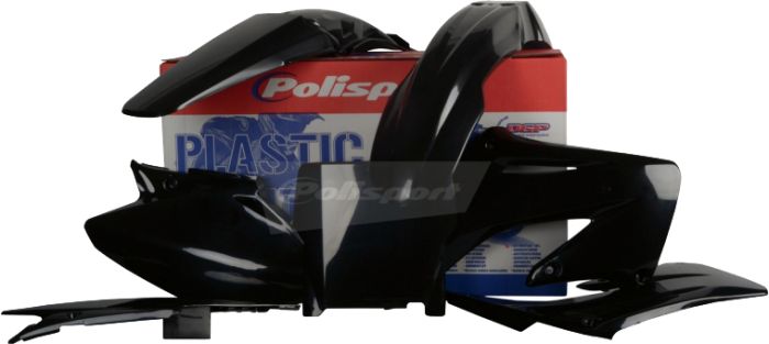 Polisport Plastic Body Kit Black  Black