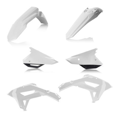 Acerbis Plastic Kit Honda White/black  White/Black