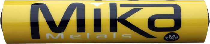 Mika Metals Bar Pad Injection Molded 9.75" Big Dog Bike Yel  Yellow