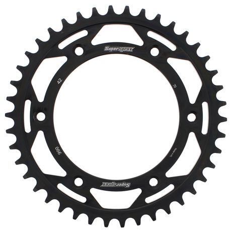 Supersprox Rear Sprocket Steel 42t-520 Blk Husq/ktm  Black