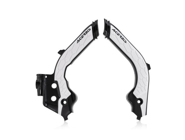 Acerbis X-grip Frame Guards Black/white  Black/White