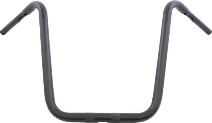 Harddrive Ape Hanger 1-1/4" Black 18" 1.25" Thru Clamp - Non Tbw  Black