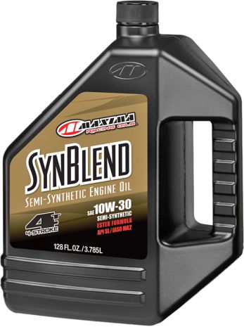 Maxima Syn Blend 4t 10w-30 1gal 4/case  Alpine White