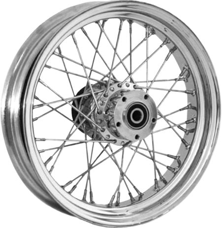 Harddrive Rr 40-spk Chrome 16x3.5 Bt/xl-hub 3/4" Axl Pre 99  Alpine White