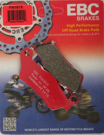 Ebc X Series Carbon Brake Pads  Acid Concrete