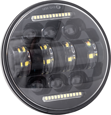 Letric Lighting Co 5.75" Led Headlight Black  Black