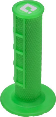 Odi Half Waffle V2 Mx Lock-on Grips - 2 & 4-stroke  Fluorescent Green