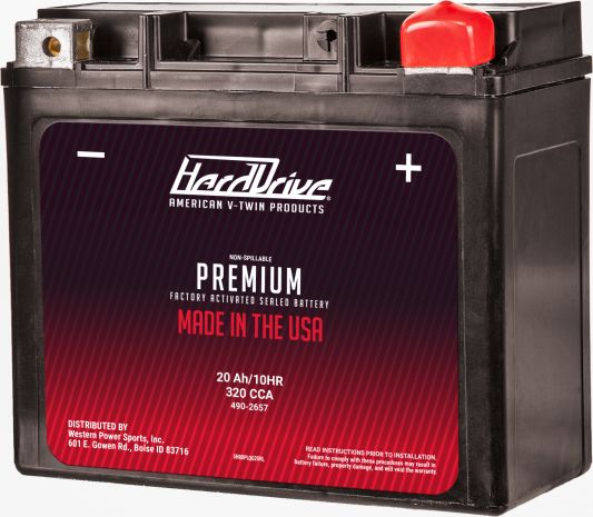 Harddrive Gyz20hl / Ytx20hl Premium Battery  Acid Concrete