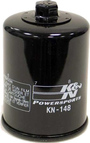 K&n Spin-on Oil Filter  Black