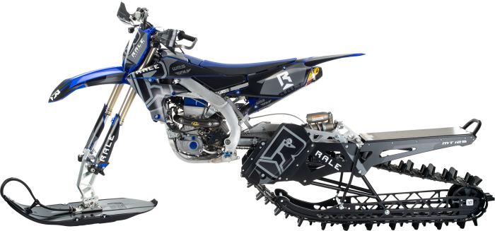 Rale Industries 2024 Mt129 Snowbike Conversion Kit  Acid Concrete