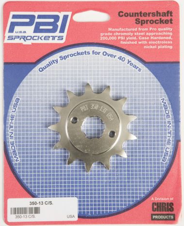 Pbi Front Cs Sprocket Steel 13t-520 Honda  Acid Concrete