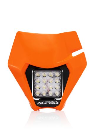 Acerbis Front Vsl Headlight 4320 Lumen Orange Ktm  Orange