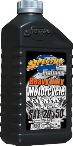 Spectro Platinum M/c Full Syn Hd 20w50 1 Qt  Acid Concrete