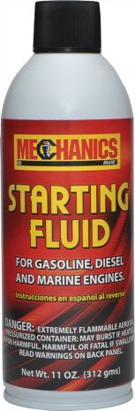 Mechanics Starting Fluid 11 Oz  Alpine White