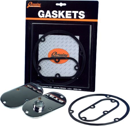 James Gaskets Gasket Primary Insp Cover Kit  Alpine White