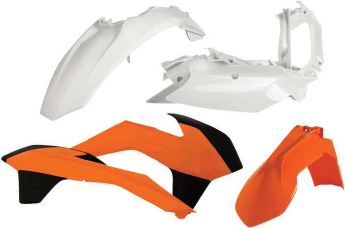 Acerbis Plastic Kit Orange  Orange