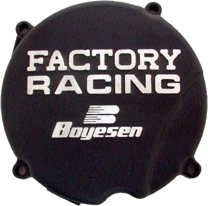 Boyesen Factory Racing Ignition Cover Black  Black