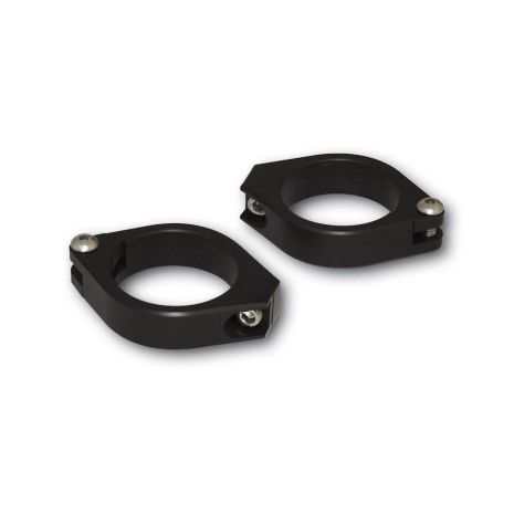 Highsider Cnc Fork Clamps 38-41mm Pair Black  Black