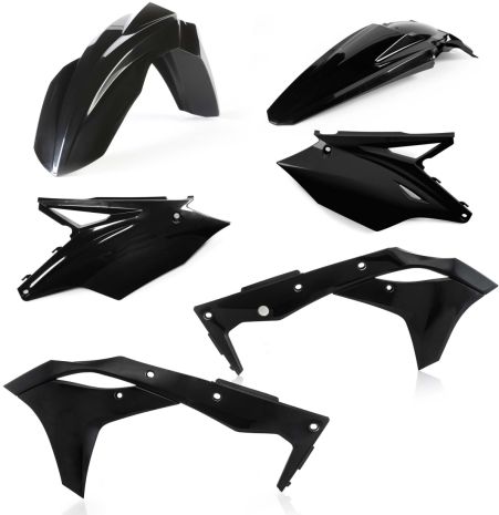 Acerbis Plastic Kit Black  Black