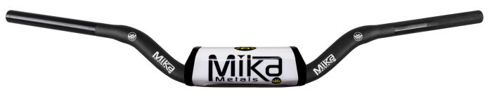 Mika Metals Handlebar Raw Series 1-1/8" Cr High Bend Wht