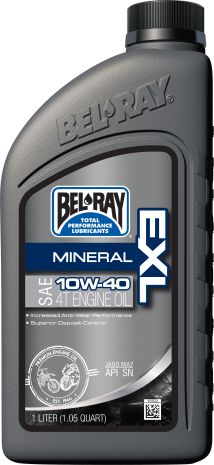 Bel-ray Exl Mineral 4t Engine Oil 10w-40 1l