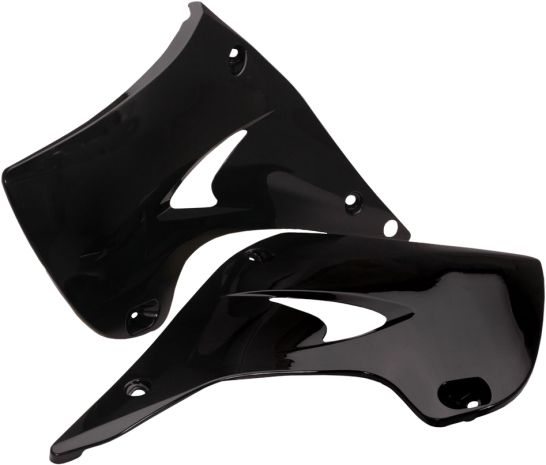 Acerbis Radiator Shrouds Black  Black