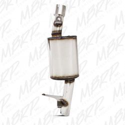 Mbrp Performance Exhaust Trail Silencer  Acid Concrete