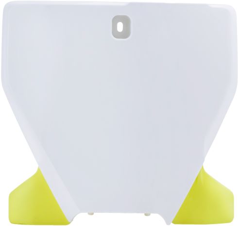 Acerbis Front Number Plate White/yellow  White/Yellow