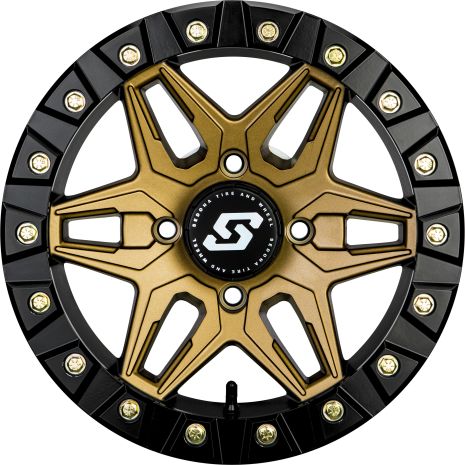 Sedona Split 6 Bdlk Wheel 14x7 4/110 5+2 (+10mm) Bronze  Bronze/Black