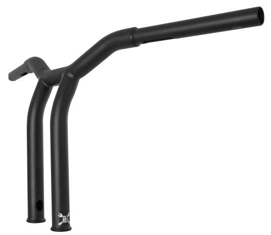 Burly Brand Dominator Raked Bar 12" 1.25" Matte Black  Black