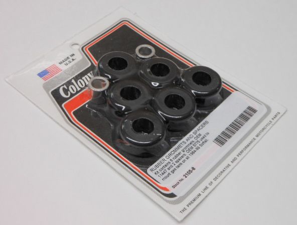 Colony Machine Rubber Grommets/spacers Gas-gas Tank Mnt Kit 84-99 S0ftail  Acid Concrete